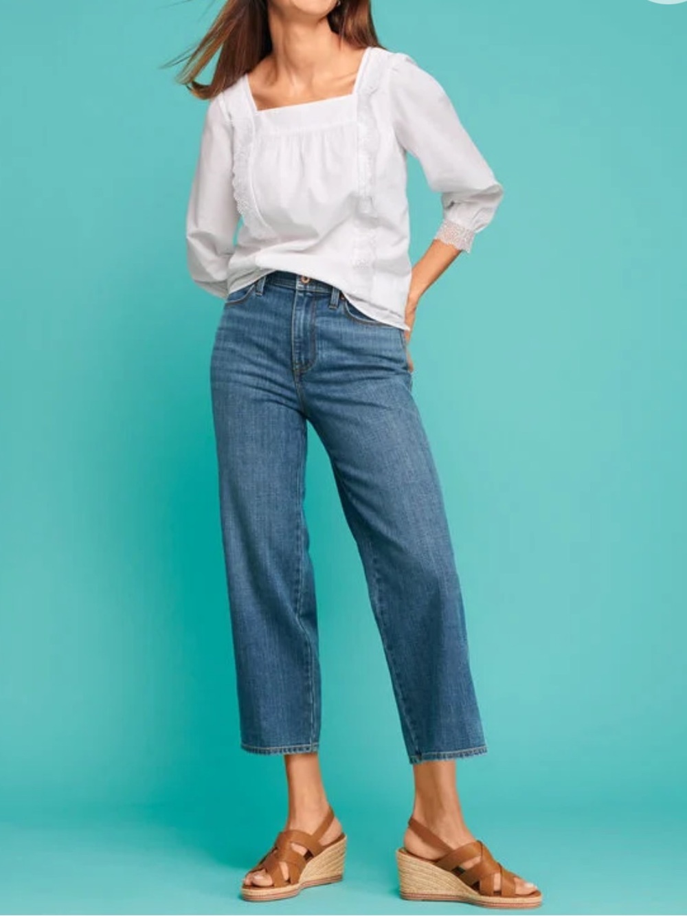 Talbots Stovepipe High Rise Ankle Jeans